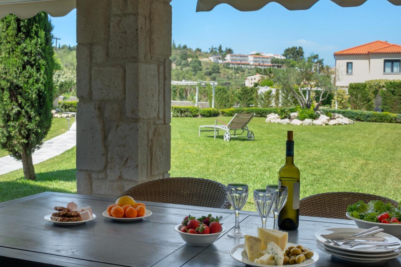 Pohoda VILLAS RESORT Skála Foúrkas Exteriér fotografie