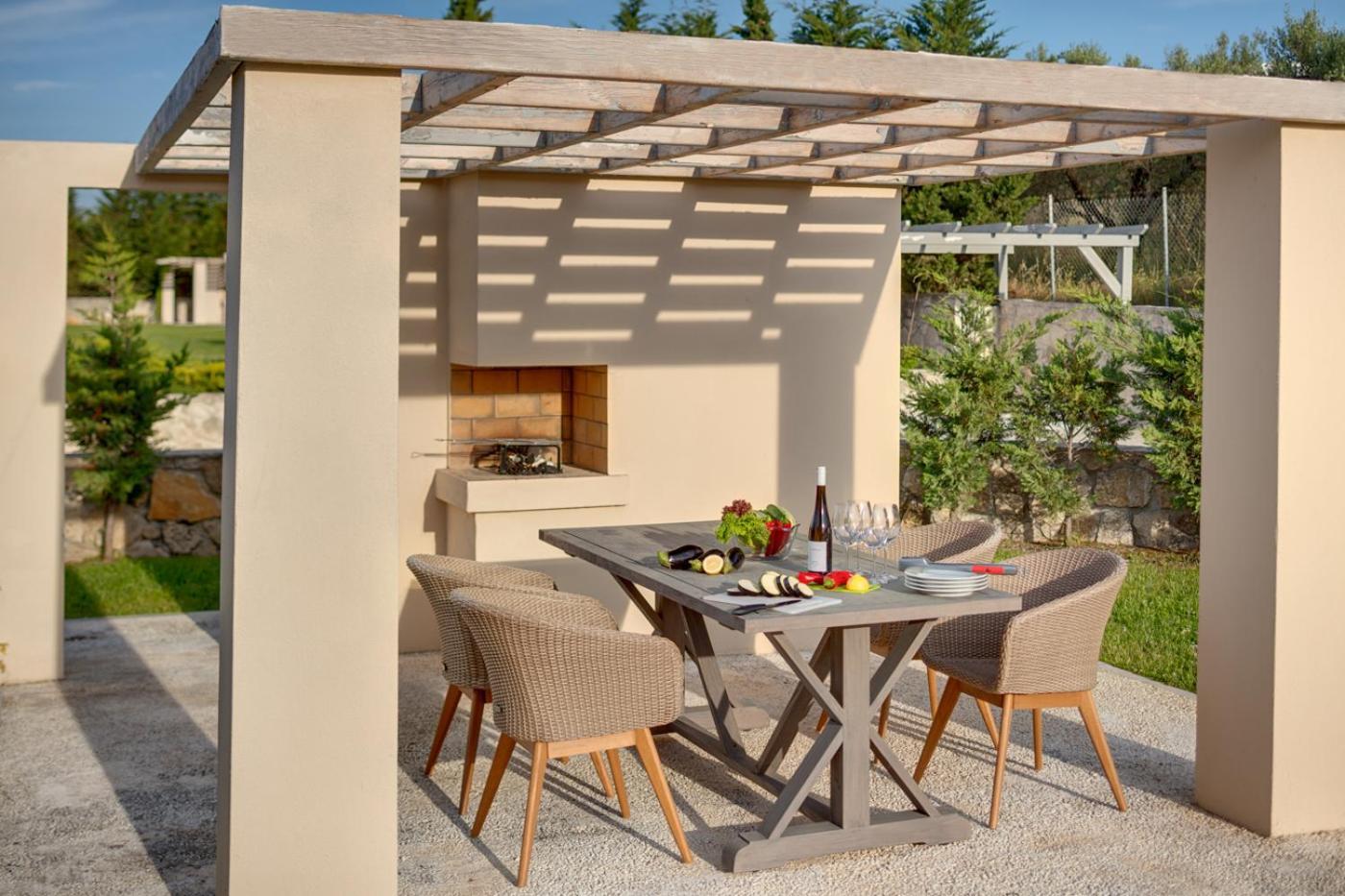Pohoda VILLAS RESORT Skála Foúrkas Exteriér fotografie